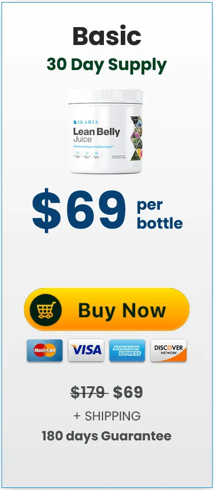 Ikaria Lean Belly Juice 1 bottle price
